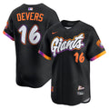 Rafael Devers San Francisco Giants 2025-26 City Connect Limited Player Jersey - Black