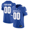 Kentucky Wildcats Custom Football Game Jersey - Royal