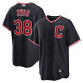 Steven Kwan Cleveland Guardians Jersey - Navy
