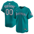 Seattle Mariners Alternate Limited Custom Jersey - Teal