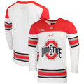 Ohio State Buckeyes College Hockey Jersey - White