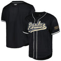 Purdue Boilermakers Pro Standard Mesh Full-Button Baseball Jersey - Black