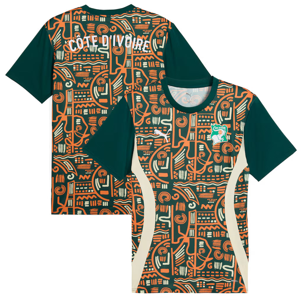 Ivory Coast National Team 2026 Pre-Match Jersey - Green