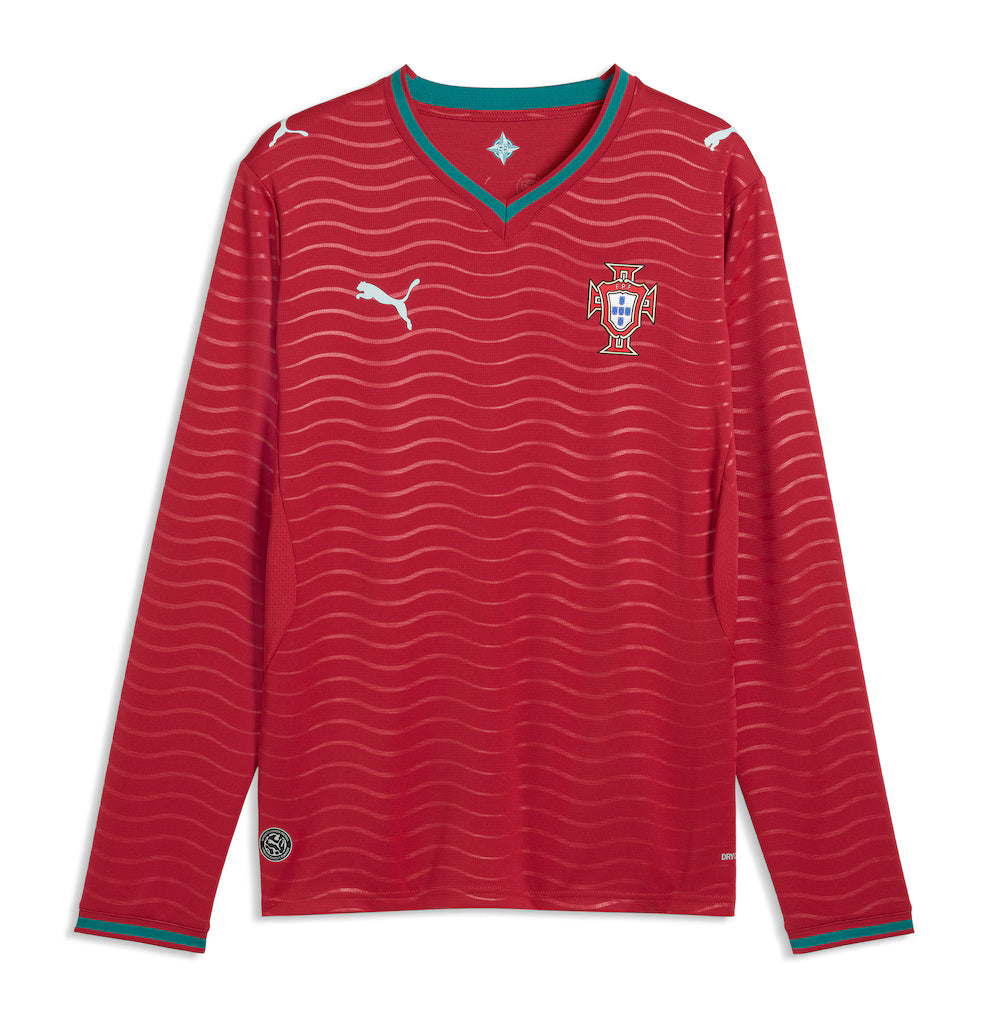 Portugal National Team 2026 Home Long Sleeve Jersey - Red