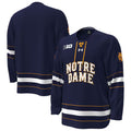 Notre Dame Fighting Irish Under Armour Hockey Jersey - Navy