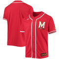 Maryland Terrapins Under Armour Baseball Jersey - Red