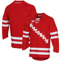 Wisconsin Badgers Under Armour UA Hockey Jersey - Red