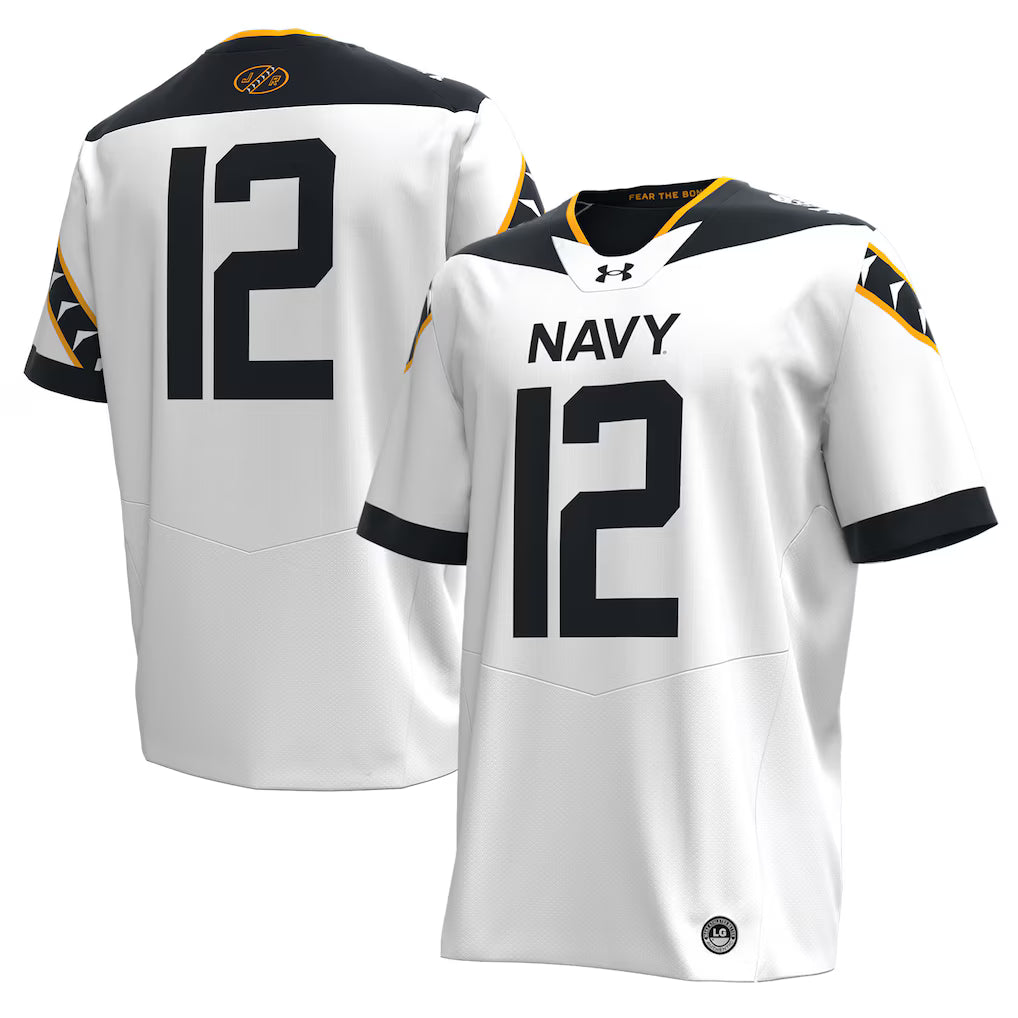 Navy Midshipmen Under Armour Rivalry Jersey - White