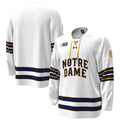 Notre Dame Fighting Irish Under Armour Home Hockey Jersey - White