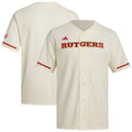 Rutgers Scarlet Knights Baseball Jersey - Cream