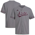 Mississippi State Bulldogs Baseball Jersey - Gray