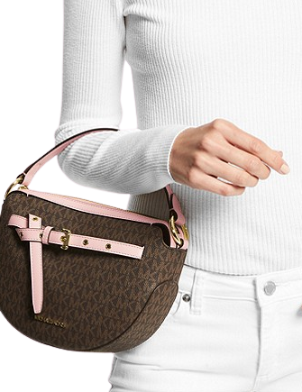 Michael Michael Kors Emilia Medium Logo Shoulder Bag
