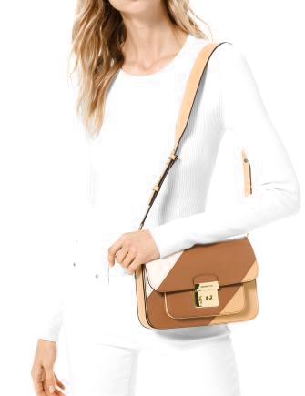 Michael Michael Kors Sloan Editor Tricolor Shoulder Bag
