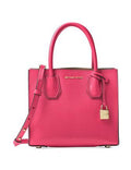 Michael Michael Kors Mercer Medium Bonded Leather Crossbody