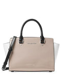 Michael Michael Kors Selma Medium Top Zip Patent Leather Satchel