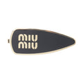 Miu Miu Women Miu Miu Logo Enameled Hair Clip