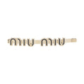 Miu Miu Women Miu Miu Logo Enameled Metal Hair Clip