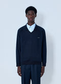 Miu Miu Men V-Neck Knit Sweater