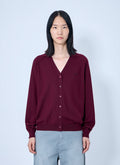 Miu Miu Women Knit Cardigan With Logo