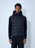 Moncler Men Quilted Knit Hooded Cardigan