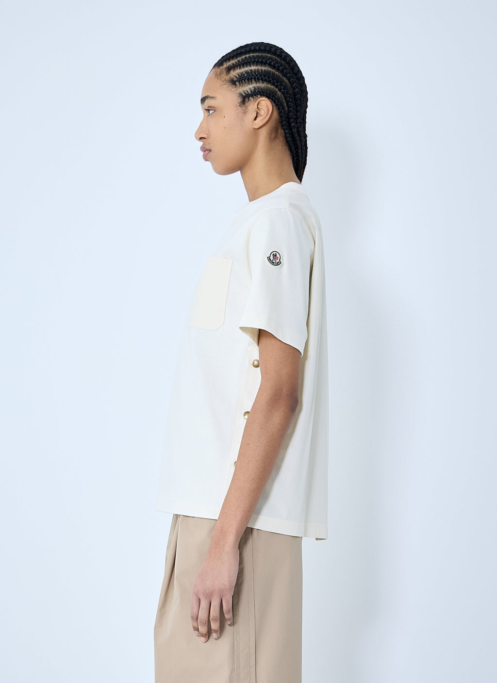 Moncler Women Logo Motif T-Shirt