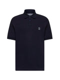 Brunello Cucinelli Men Cotton Piqué Polo Shirt