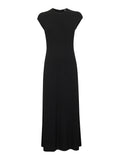 Toteme Women Black Fluid Stretch Jersey Everyday Long Dress