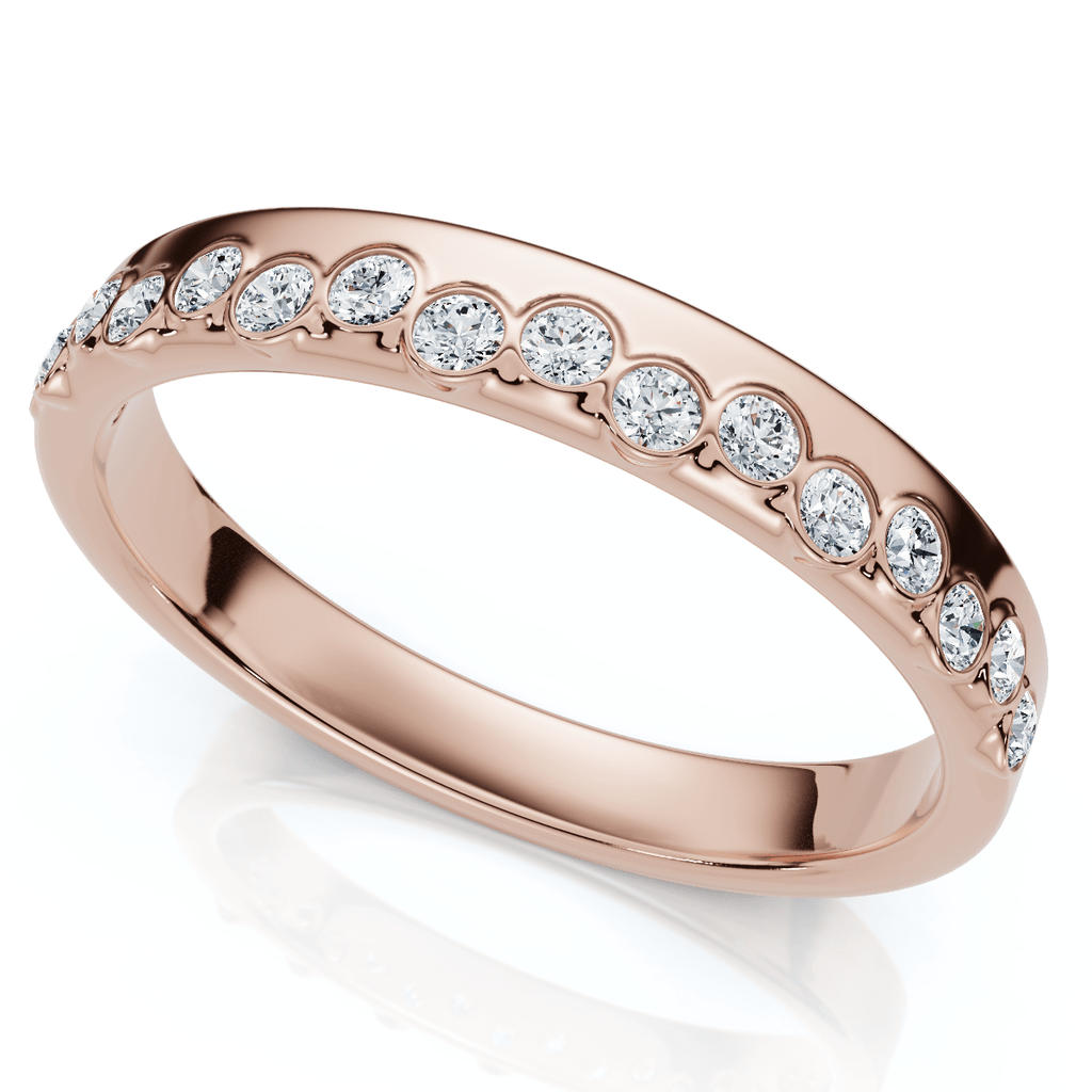 1/5Ct TW Diamond Rhythm Anniversary Band Lab Grown