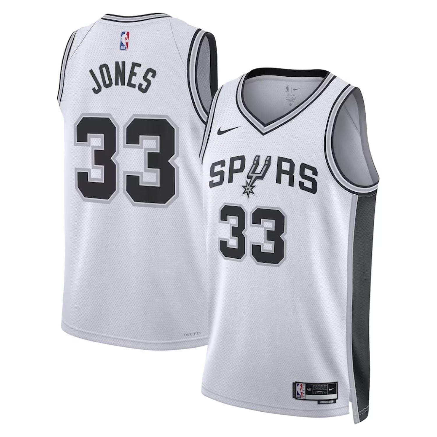 Tre Jones San Antonio Spurs 33 Jersey