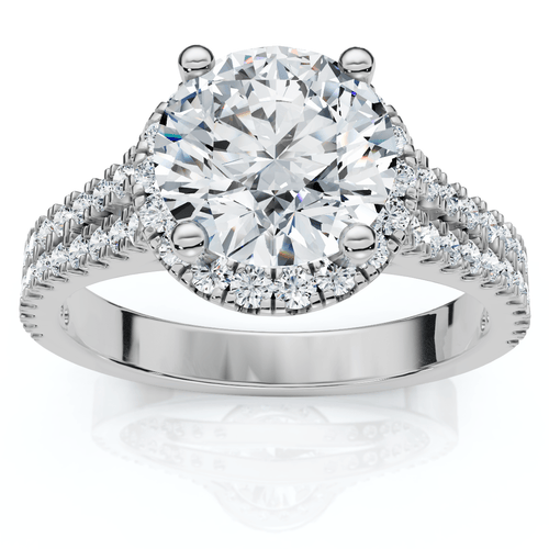 2 1/3Ct Diamond Waverly Lab Grown Engagement Ring White, Yellow or Rose Gold