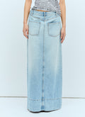Sportmax Women Backwards Denim Skirt