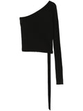 Rick Owens Drkshdw Women Cotton One-Shoulder Top