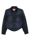 Balenciaga Women Denim Cotton Jacket