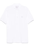 Brunello Cucinelli Men Logo Cotton Polo Shirt