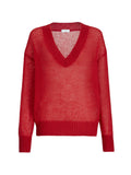 Brunello Cucinelli Women Wool V-Necked Jumper