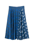 Celine Women Silk Long Skirt