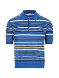 Celine Men Striped Cotton Polo Shirt