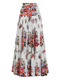 Dolce & Gabbana Women Flower Print Long Skirt