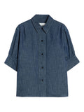 Jil Sander Women Denim Cotton Shirt