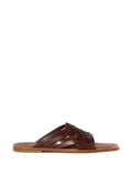 Miu Miu Women Leather Flat Sandals