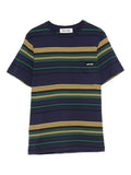 Miu Miu Women Striped Cotton T-Shirt