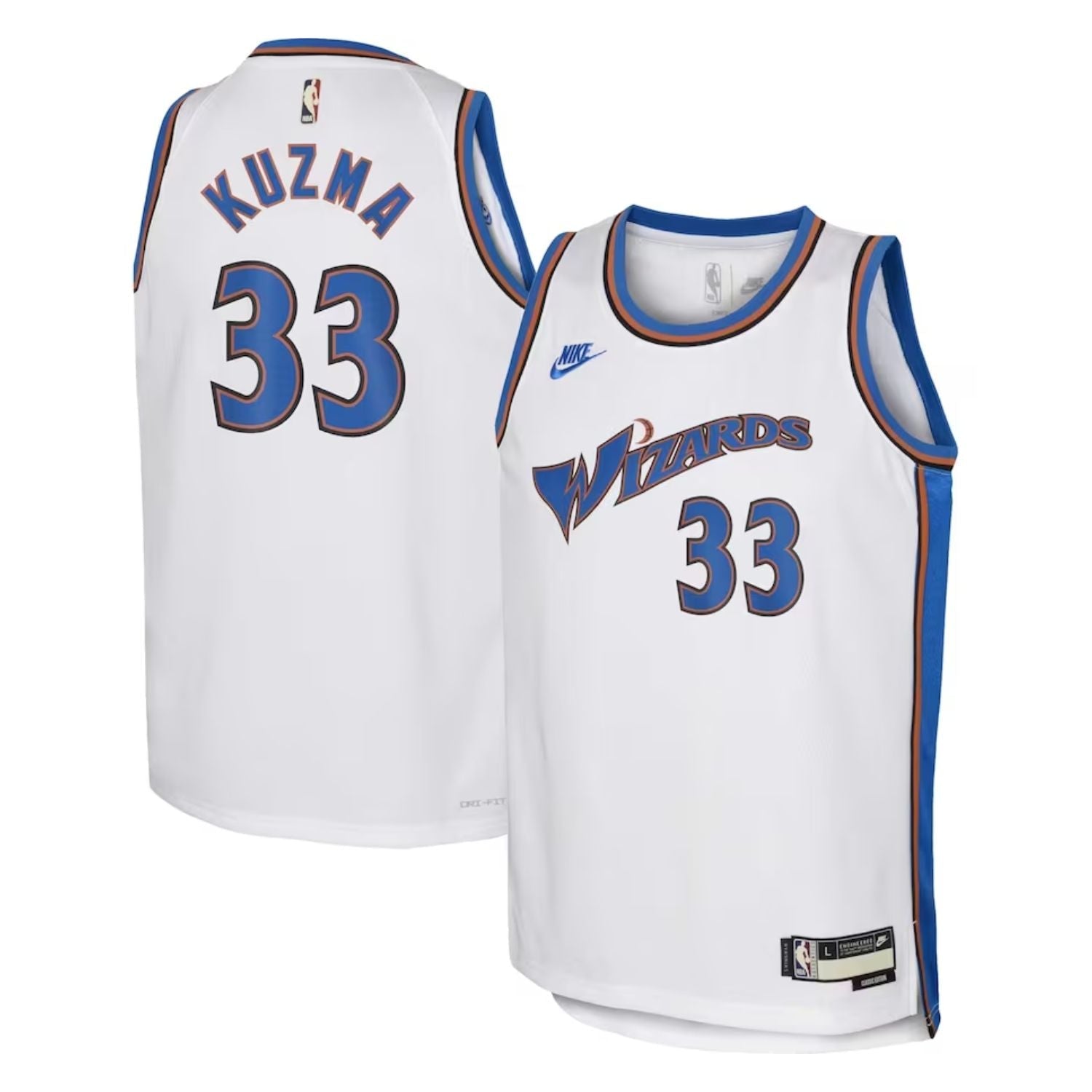 Kyle Kuzma Washington Wizards 33 Jersey