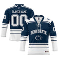Penn State Nittany Lions GameDay Greats NIL Pick-A-Player Men's Hockey Lightweight Jersey - Navy