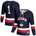 UConn Huskies GameDay Greats Lightweight Men's Hockey Team Fashion Jersey - Navy