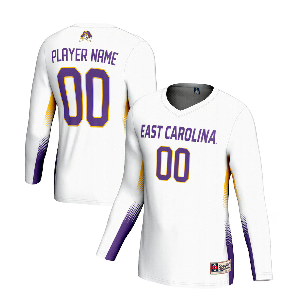 ECU Pirates GameDay Greats NIL Lightweight Volleyball Jersey - White
