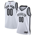 Brooklyn Nets Swingman Custom Jersey White - Association Edition