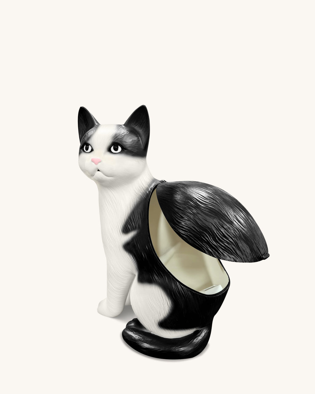 Elsie Cat Clutch - White
