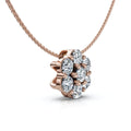 1/2Ct Diamond Pendant Women's Necklace 14k Gold Lab Grown
