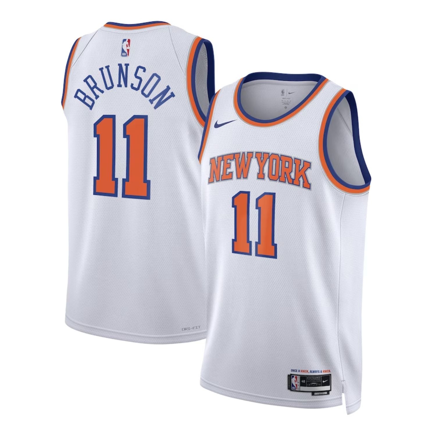 Jalen Brunson New York Knicks 11 Jersey