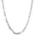 Men's 14k Gold (95gram) or Platinum (178gram) 5.5mm Link Chain Necklace 24"
